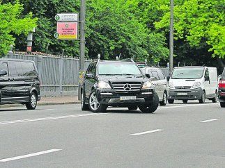 Гонтаревой на бронированном «Мерсе» ПДД не писаны